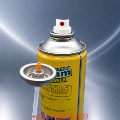 ধাতু + প্লাস্টিকের উপাদান এবং 57mm / 65mm ক্যাপ অপশন সহ 1 ইঞ্চি ফোম এয়ারোসোল ভালভ সমাবেশ