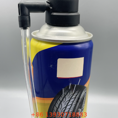 অটোমোটিভ কেয়ারের জন্য টিনপ্লেট নির্মাণ এবং OEM কাস্টমাইজেশনের সাথে এক ইঞ্চি এয়ারোসল টায়ার ইনফ্লেটার ভালভ