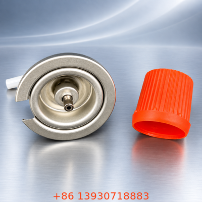 1-Inch Tinplate Butane Gas Valve for Controlled Flow Butane Refill