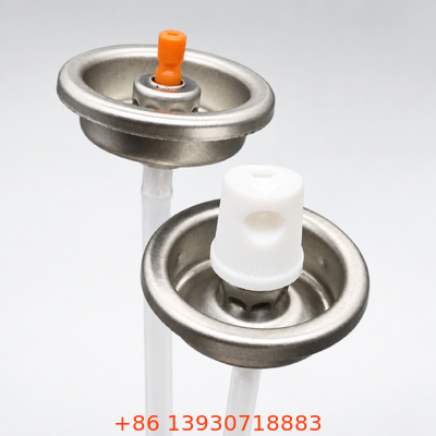 One Inch Aerosol Valve with Color-Customized Ribbon Valve Actuator for Industrial Packaging