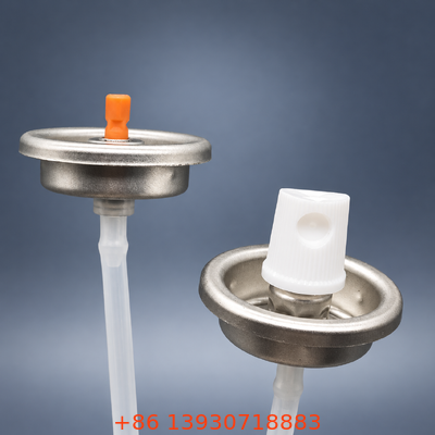সরাসরি মাউন্ট রিবন ভালভ actuator সঙ্গে কাস্টম রিবন-রঙ এক ইঞ্চি এয়ারোসোল ভালভ সমাবেশ