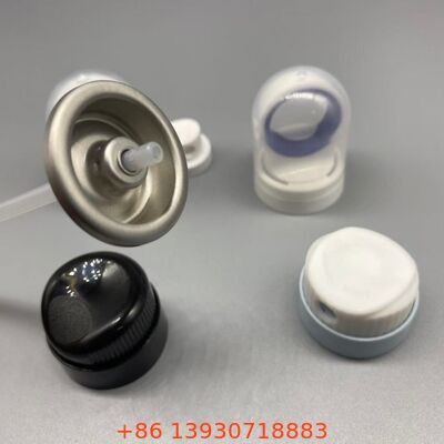 সান কেয়ার স্প্রে প্রোডাক্টের জন্য অ্যারোসোল সানস্ক্রিন ভালভ-এর সাথে ব্লক-প্রতিরোধী নল, ফুটো-প্রমাণ সিল, এবং 360 ডিগ্রি অপারেশন