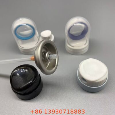 নিয়ন্ত্রিত আউটপুট প্রযুক্তি সহ অ্যারোসোল সানস্ক্রিন স্প্রে ভালভ, ব্লক-প্রতিরোধী নল এবং 360 ডিগ্রি অপারেশন